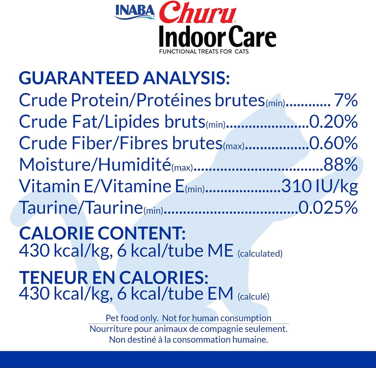 Close up of Inaba Churu functional lickable cat treat packaging