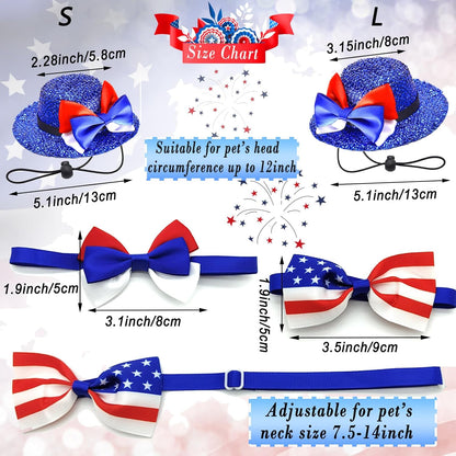 Vaudarkit 4 piece pet holiday clothes set laid out flat showing the premium felt and soft cotton polyester materials.