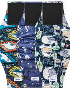 Vuncessin premium dog incontinence bands packaged together highlighting fabric quality and precision stitching