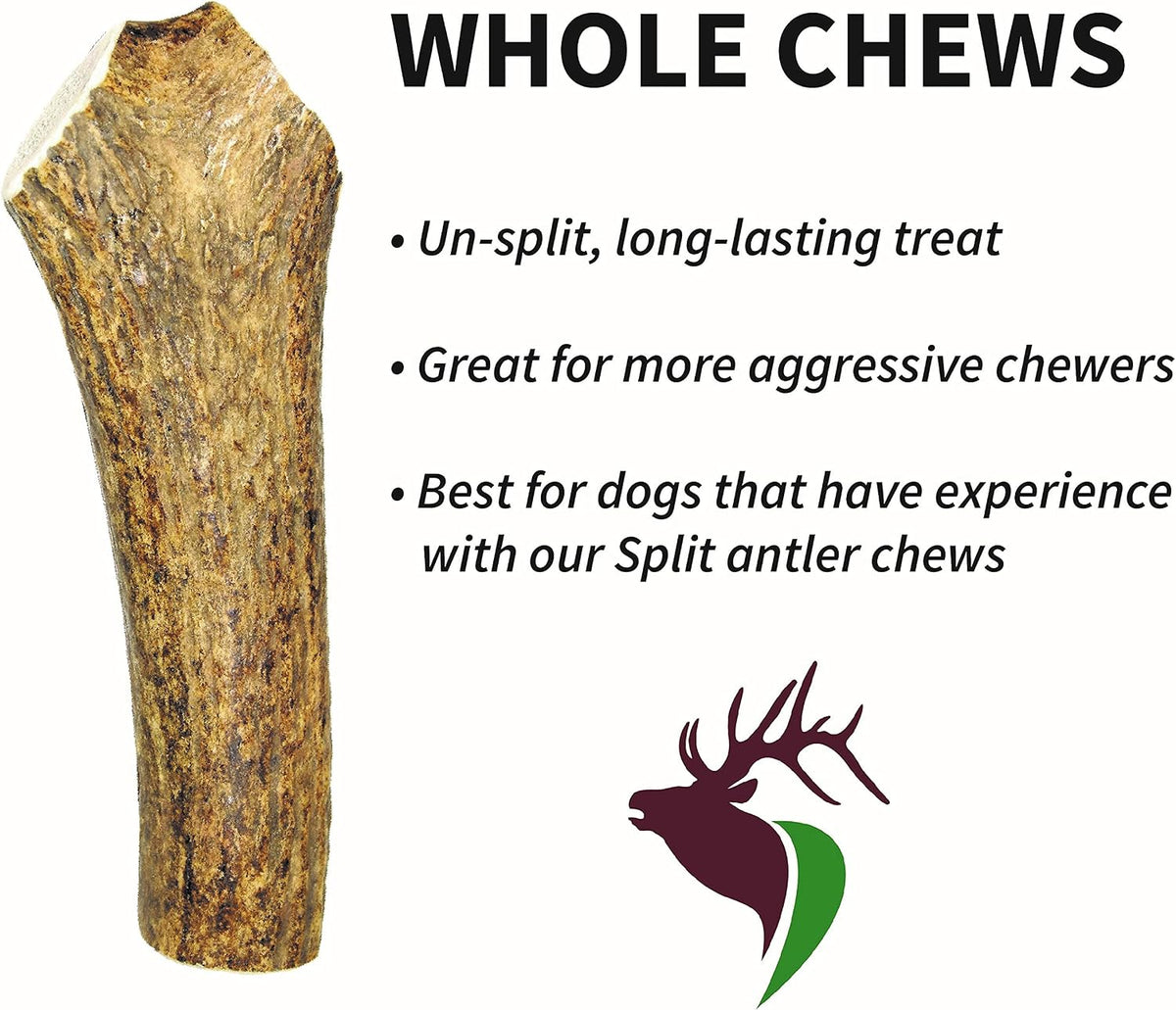 Authentic imported all natural long lasting dog chew for large breeds.