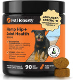 Senior Hemp Hip and Joint Supplement for Dogs - Glucosamine Chondroitin, MSM & Green Lipped Mussel - Relief for Joint Stiffness, Advanced Strength Mobility Support for Senior Dogs (Chicken, 90 Ct) - Image 10