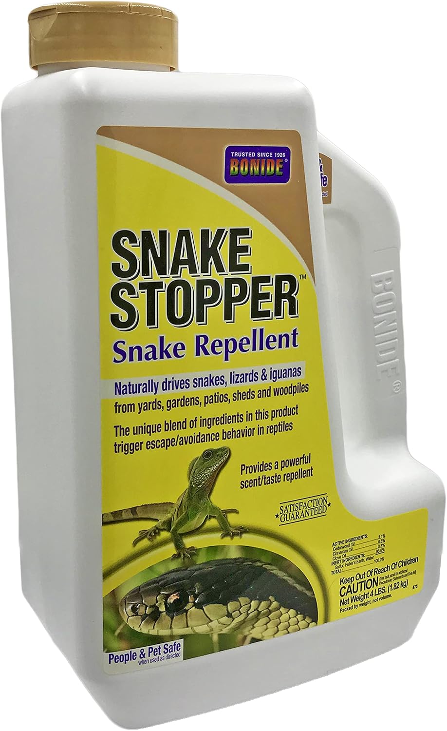 Bonide Snake Stopper natural granules container