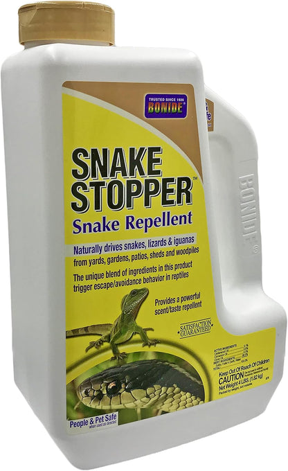 Bonide Snake Stopper natural granules container