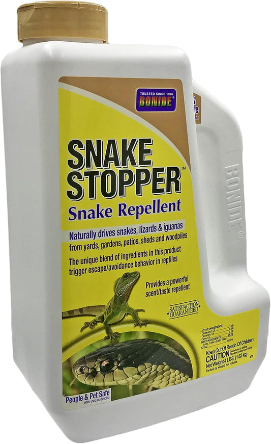 Bonide Snake Stopper natural granules container
