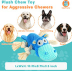 TOOPTATE interactive dog toy with sturdy rope limbs for medium and large breeds