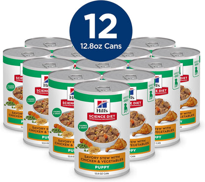 USA imported Hill's Science Diet puppy canned food packaging details