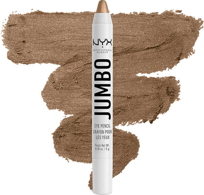 NYX PROFESSIONAL MAKEUP Jumbo Eye Pencil, Blendable Eyeshadow Stick & Eyeliner Pencil - Frosting (Champagne Nude) - Image 9