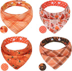 PAWCHIE Dog Cooling Bandana Small, 4 Packs Ice Cool Pet Triangle Scarf Bibs Reversible Styles, Summer Adjustable with Two Snaps, Kerchief Set Accessories for Dogs, Puppy, Cats - Image 10