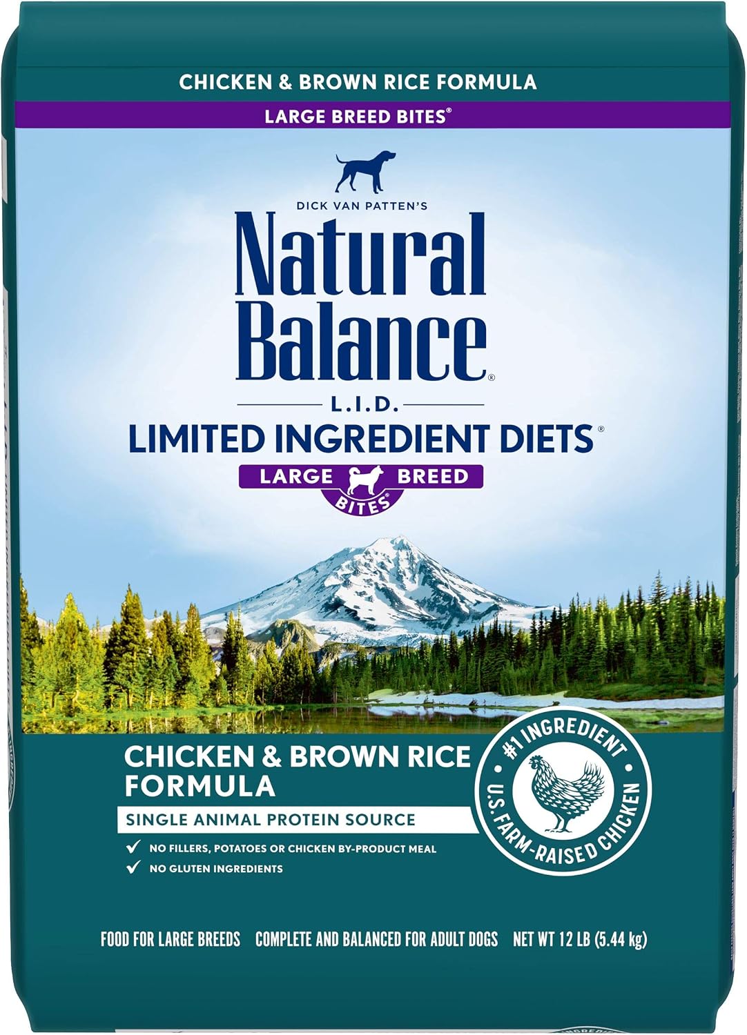 Natural Balance Limited Ingredient Large Breed Adult Dry Dog Food with Healthy Grains, Lamb & Brown Rice Recipe, 26 Pound (Pack of 1) - Image 13