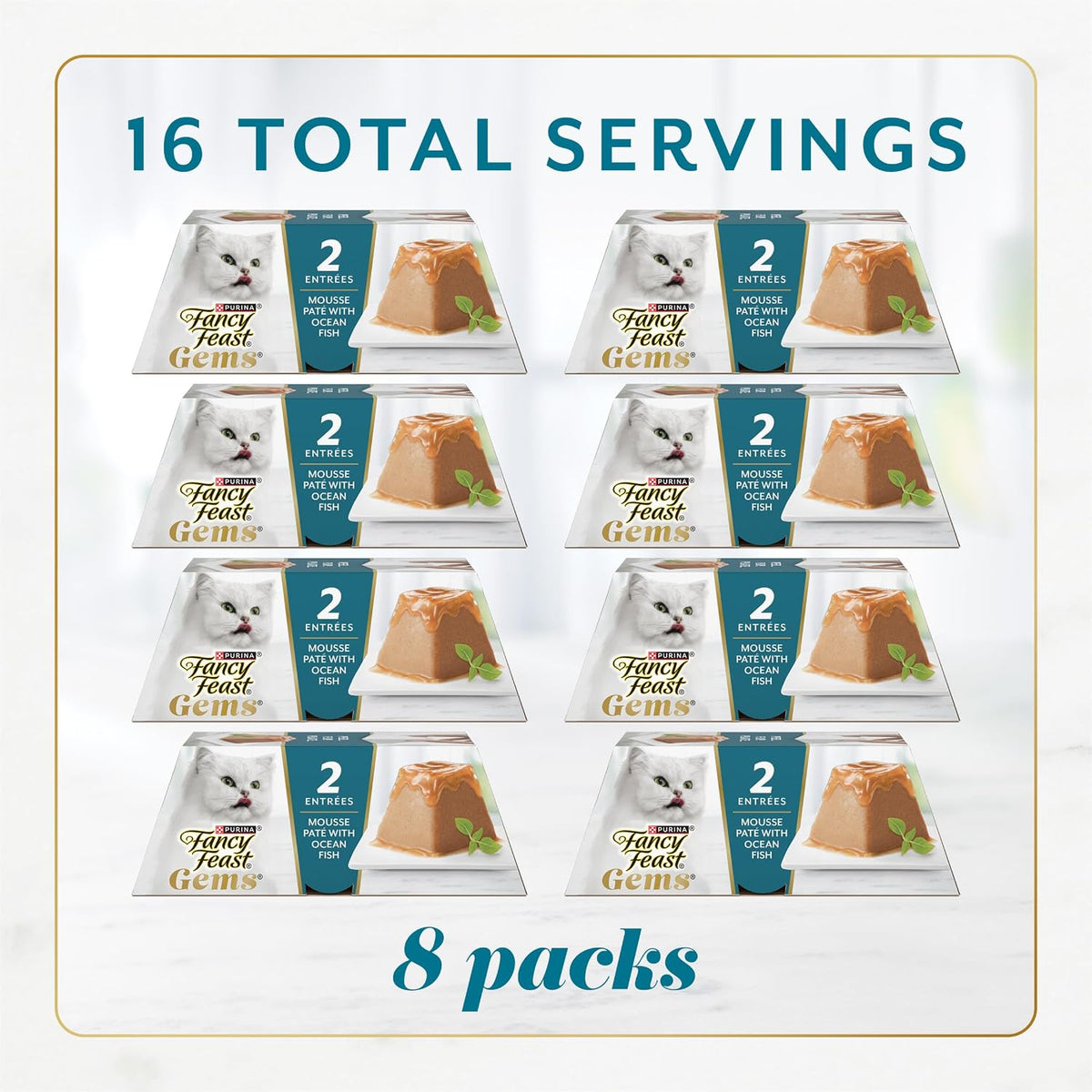 Fancy Feast Gems wet cat food texture detail with gravy