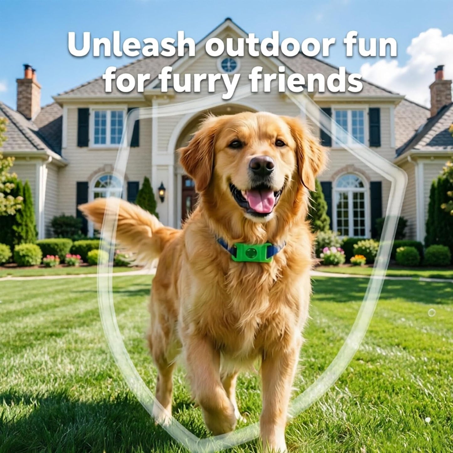 Side view of the lightweight FurLife pet calming tag illustrating the noiseless design.