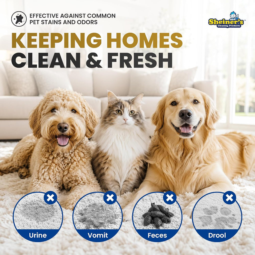 Professional grade Sheiner's cleaner for upholstery and home surfaces