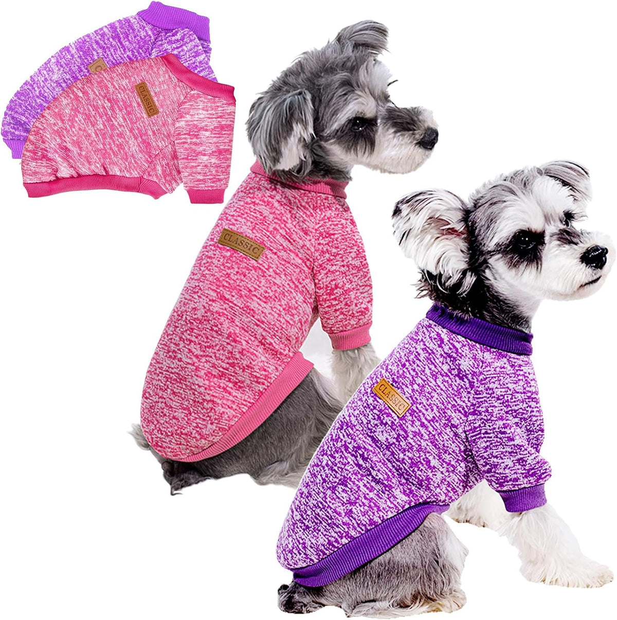 Bwealthest small breed pet costume laid flat showing the round neck.