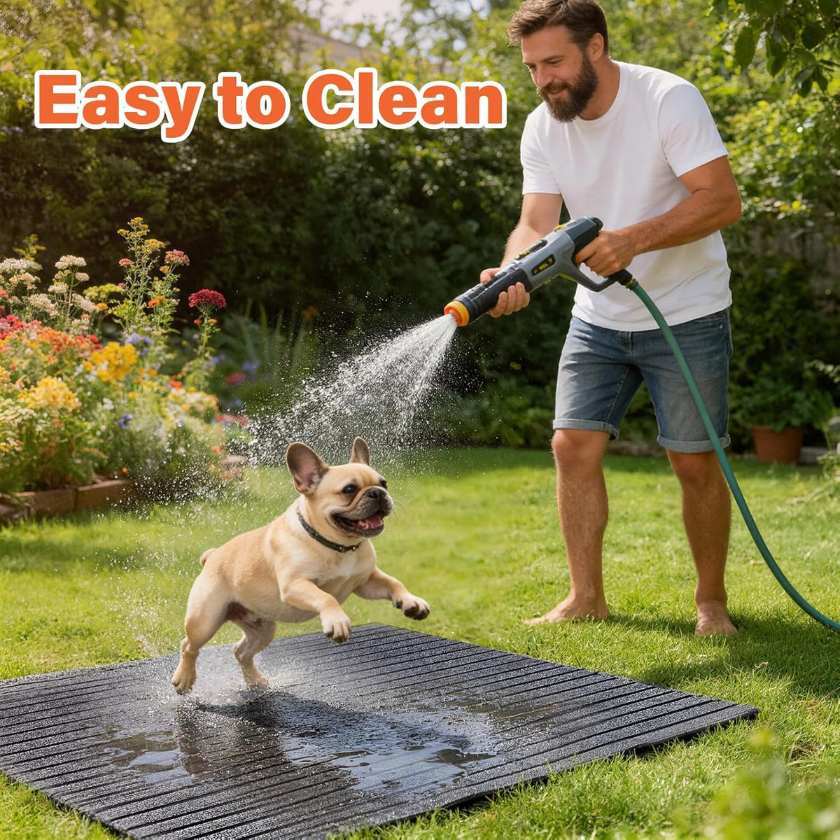 Waterproof testing of Varrisin dog crate liner