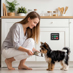 Gosknor pet meal organizer board showcasing the morning and evening tracking zones clearly.