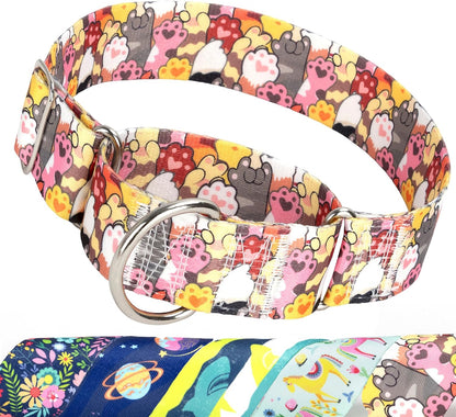 1.5 inch Skulls Martingale Collar for Dogs, Wide,Big&Thick Dog CollarHeavy-Duty Training Collar for Medium Large Extra Large Dogs- Skulls L - Image 15