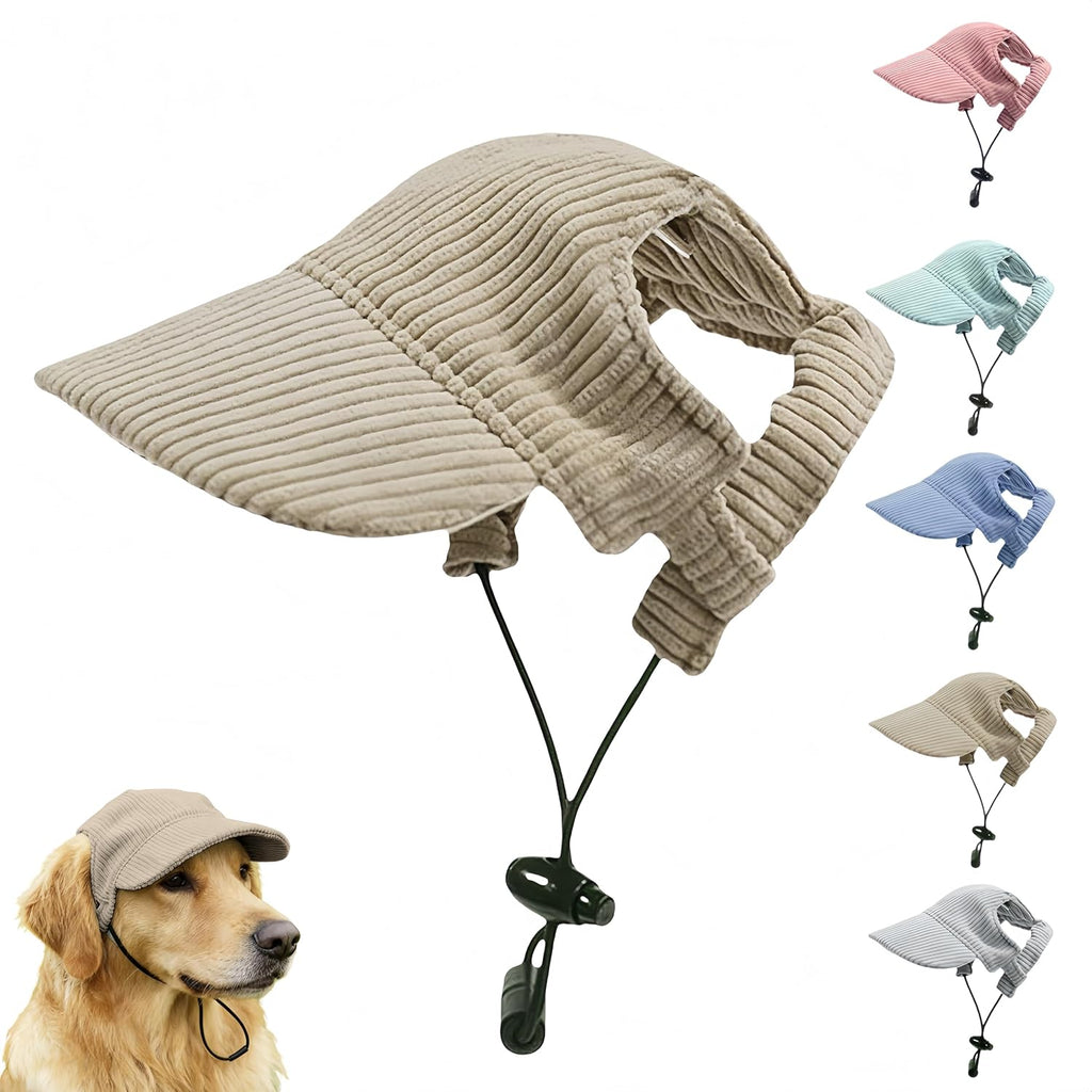 Dog Baseball Cap with Ear Holes,Breathable UV Protection Dog Sun Visor Hat, All-Season Multi-Color Hats for Dogs Cats, Spring Summer Beach Outdoor Headwear (Pink, Large) - Image 9