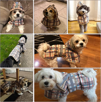 Durable waterproof pet apparel for monsoon walks side view