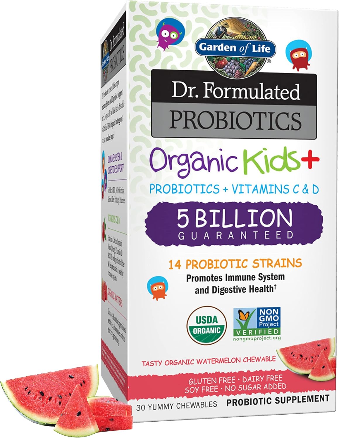 Garden of Life Dr. Formulated Kids+ Probiotics, Shelf Stable, Berry Cherry - Image 9