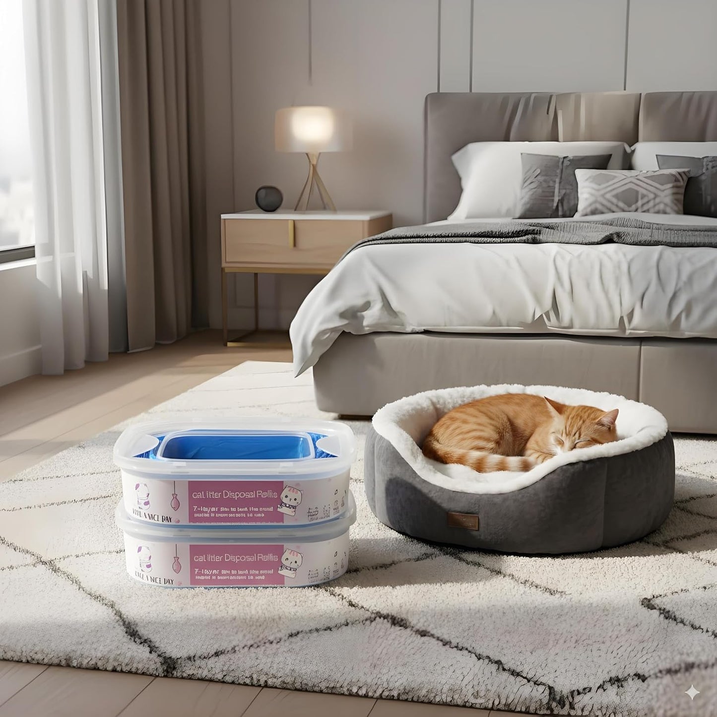 Aimidodo cat litter refills product set with user manual included