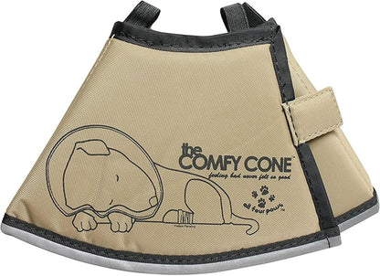 All Four Paws protective pet cone with reflective binding for safety
