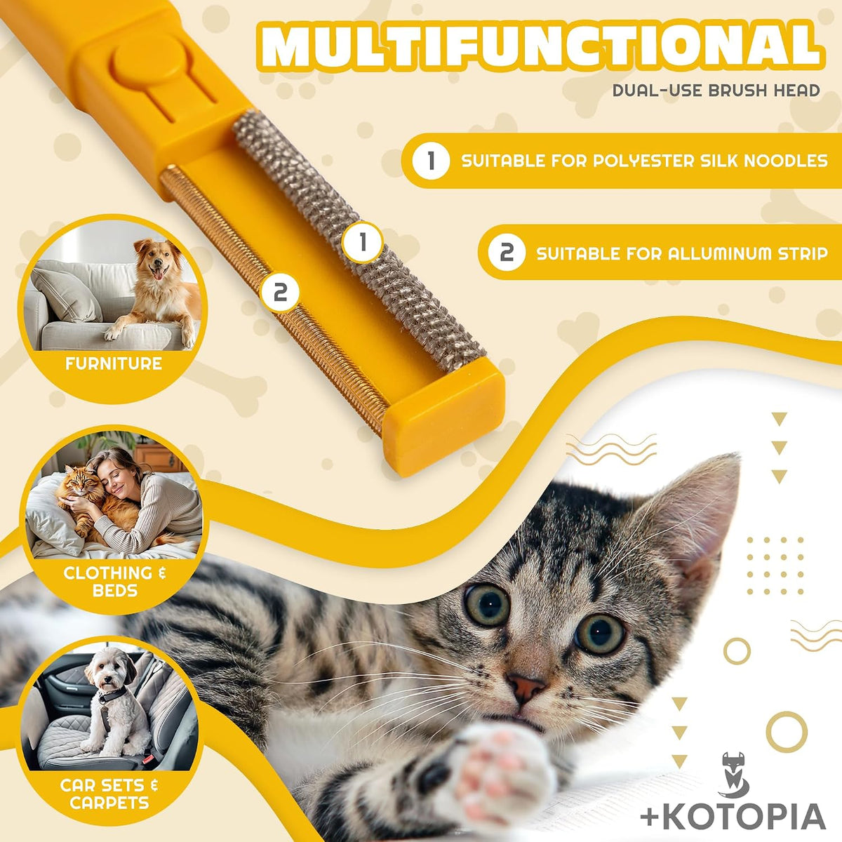 Kotopia travel organizer holding pet grooming supplies