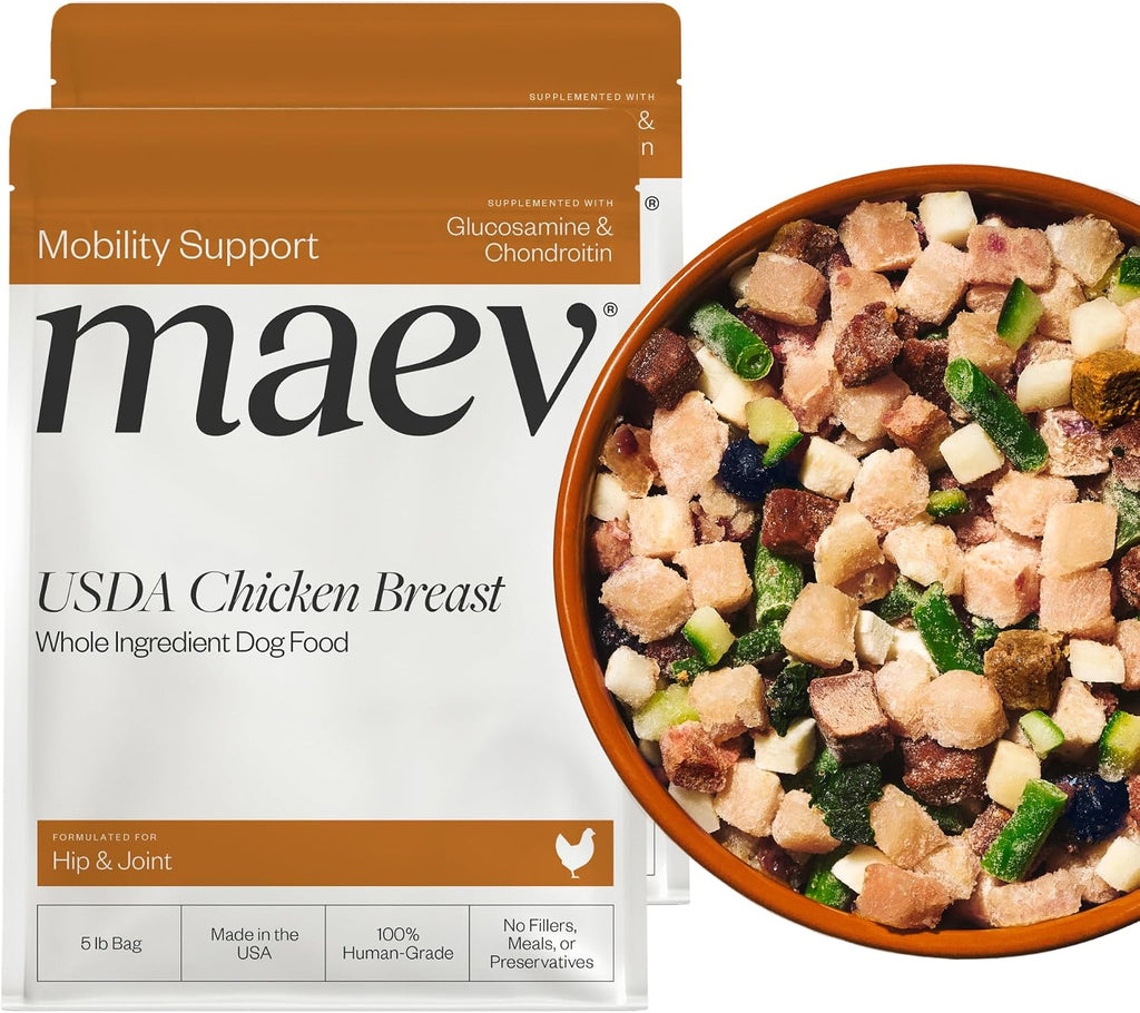 Maev Human-Grade Fresh-Frozen Beef Dog Food, Hip & Joint Formula | High-Protein, Grain-Free, Whole Ingredient Raw Food for Dogs | Complete & Balanced Meal or Topper | Made in USA | 5 lb - Image 14
