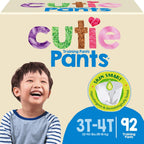 Cuties Toddler Training Pants For Boys front view packaging for premium potty training.