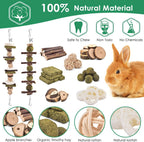 Rattan balls and loofah slices designed for hamster and guinea pig enrichment.