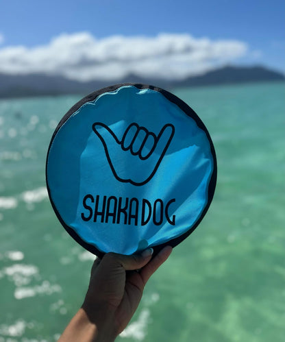 Durable flexible material detail of Shaka ZippyToss frisbee
