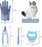 Anti-scratch cat washing bag showing the front zippers for paw isolation.