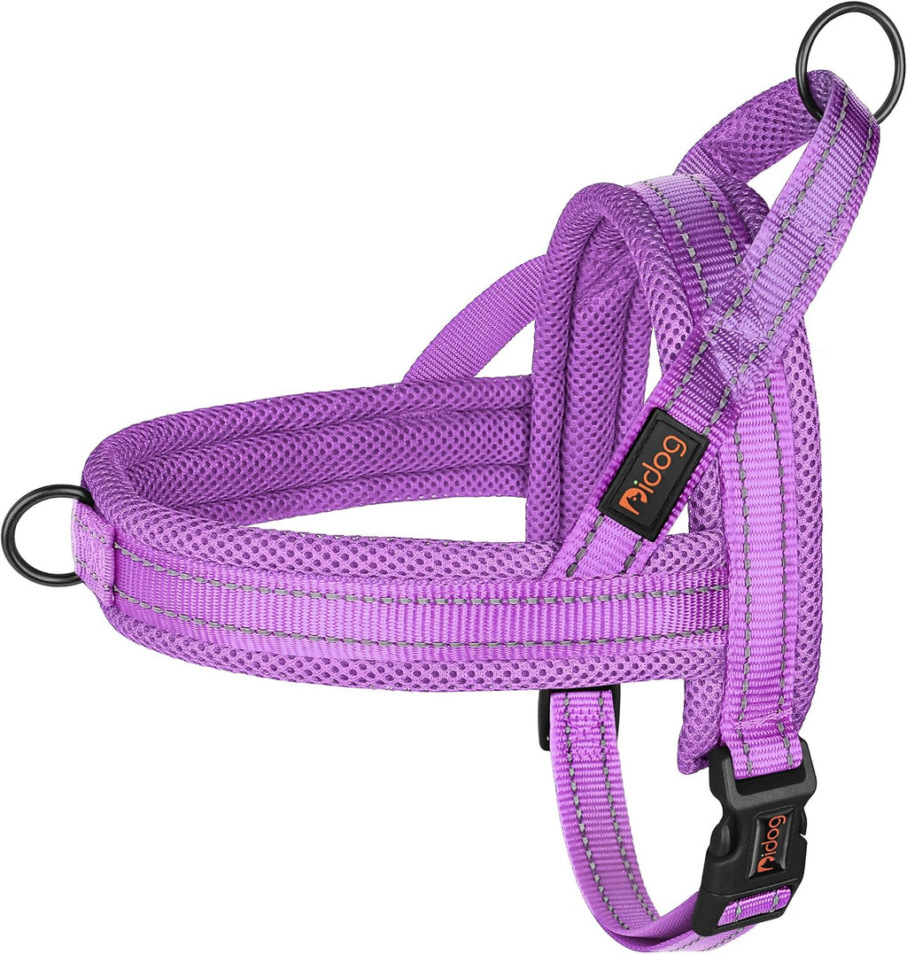Didog No Pull Dog Harness with Breathable Mesh Padded,Reflective & Quick Fit Light Weight Dog Strap Vest Harness,Easy for Walking Training (L:Chest 26-32", Mesh-Hot Pink) - Image 14