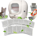 PurifyLogix 12 pack odor eliminator front view automatic cat litter box filter refill