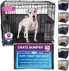 Pet Dreams Dog Crate Bumper - Patented Comfy Liner & Dog Tail Protector for Inside Crate, Fits iCrate Cages 18, 24, 30, 36, 42, 48 Inches (Khaki, Medium, 30") - Image 10