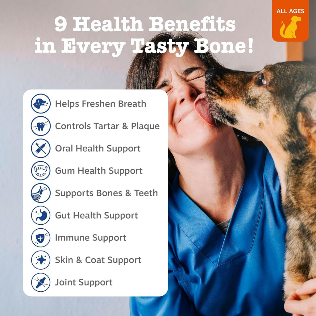 Zesty Paws cinnamon dental bones packaging
