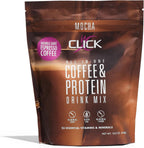 Click Mocha Coffee Protein Powder all in one meal replacement drink mix