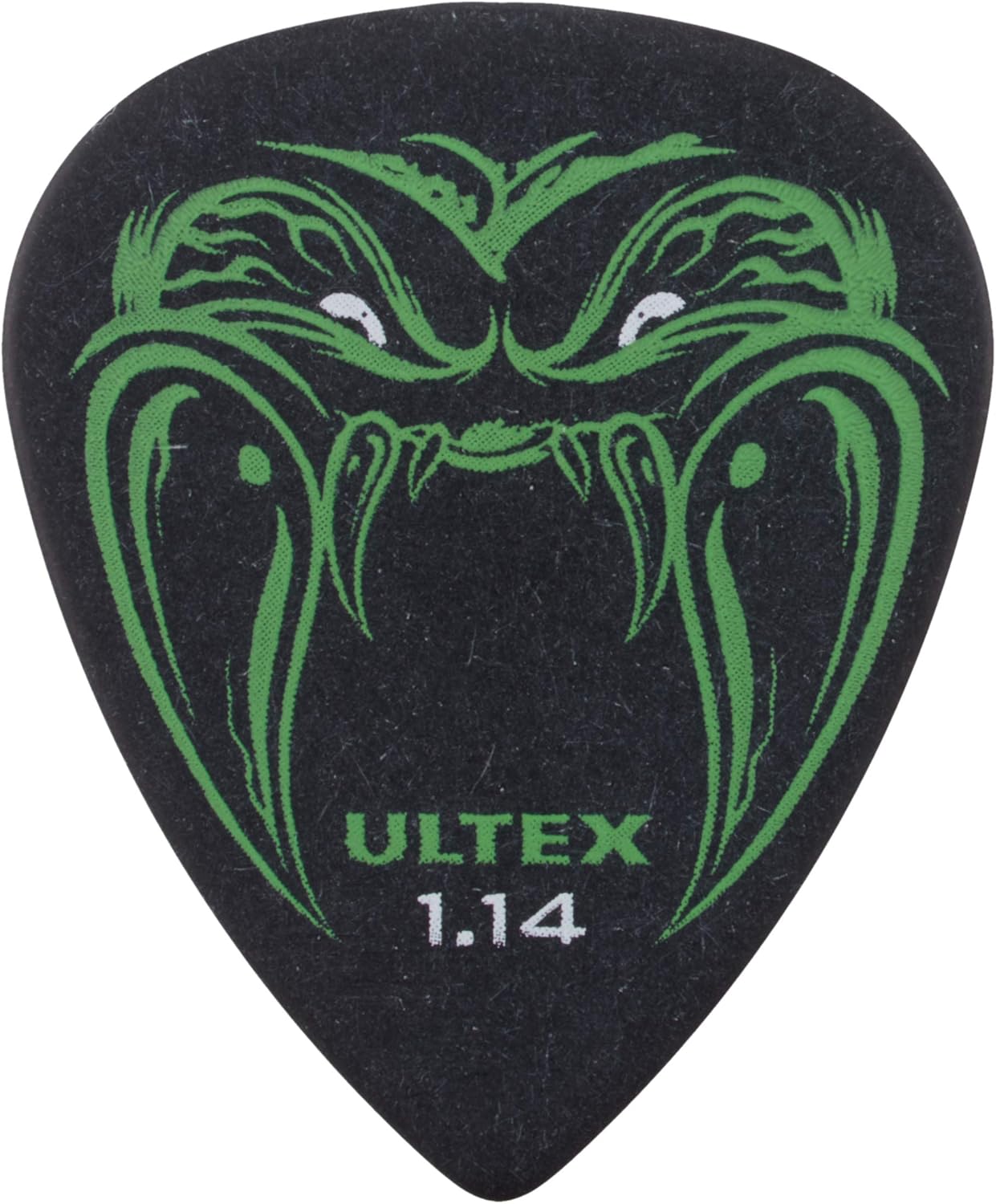 Close up view of the durable composite texture on a zero point seventy three millimeter Jim Dunlop music accessory.