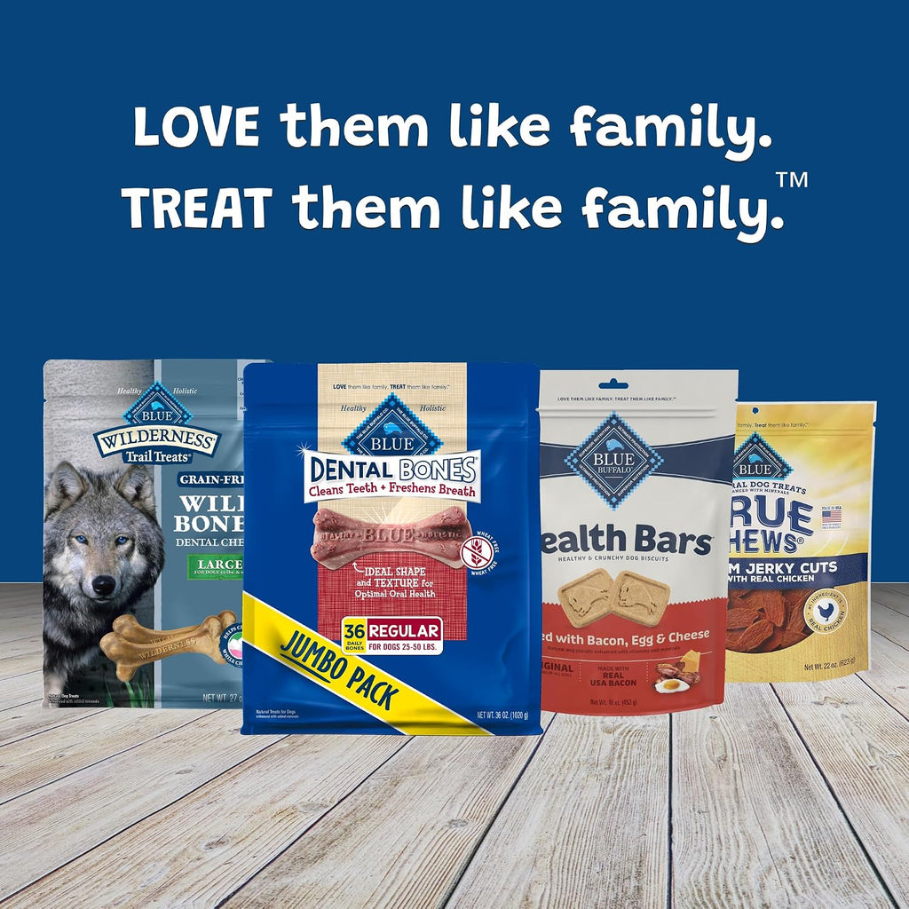 Blue Buffalo Dental Bones Regular Natural Dental Chew Dog Treats Bag Value Pack - Image 9