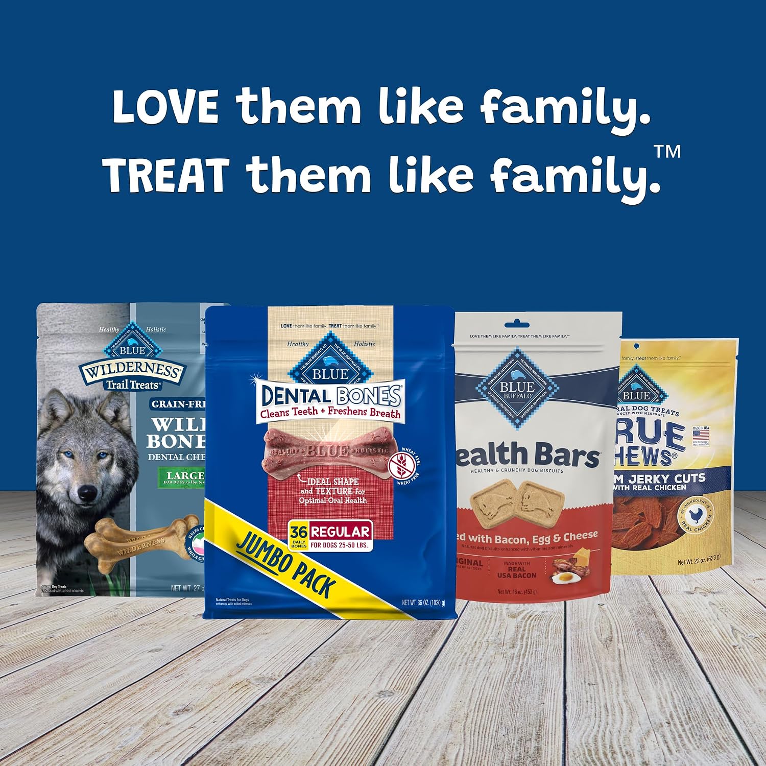 Blue Buffalo Dental Bones Regular Natural Dental Chew Dog Treats Bag Value Pack - Image 9