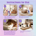 Using QHZ cat repellent on indoor couch and curtains