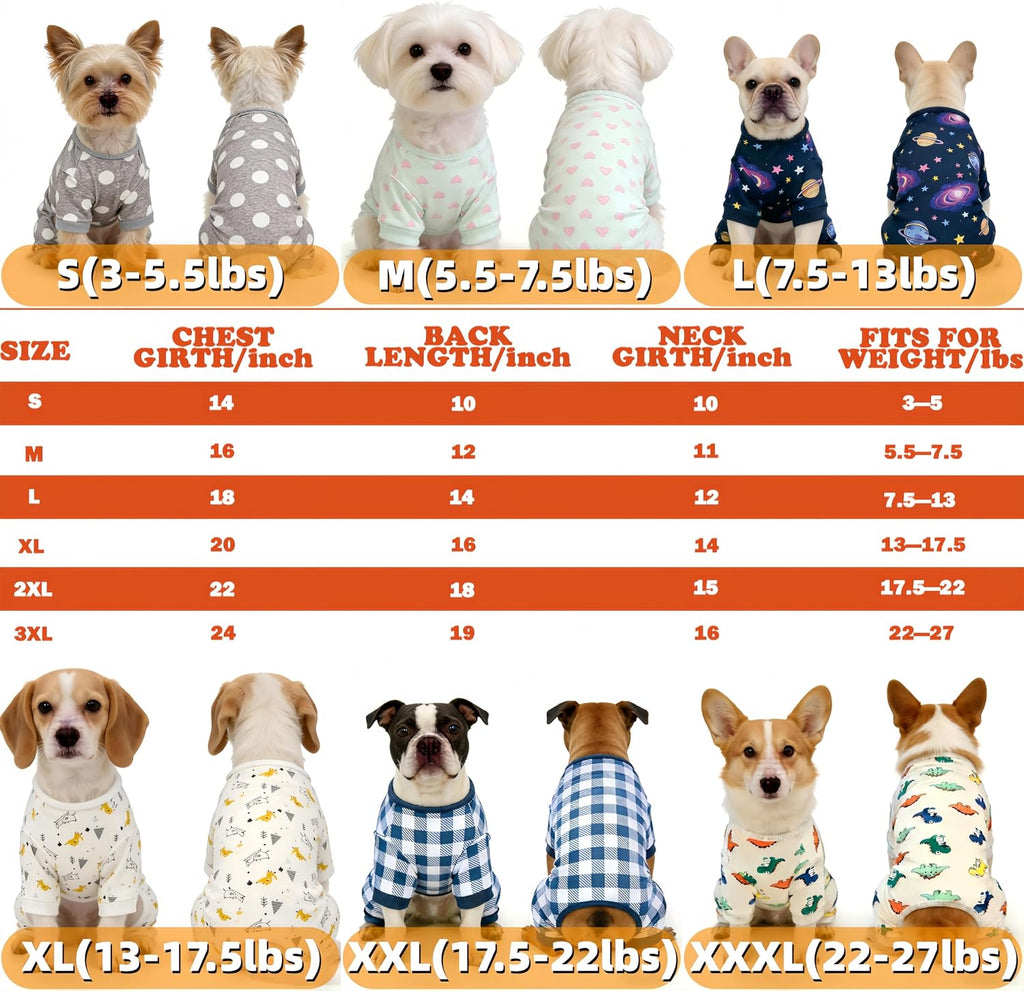 Side profile of dog wearing Axxlern surgery recovery suit