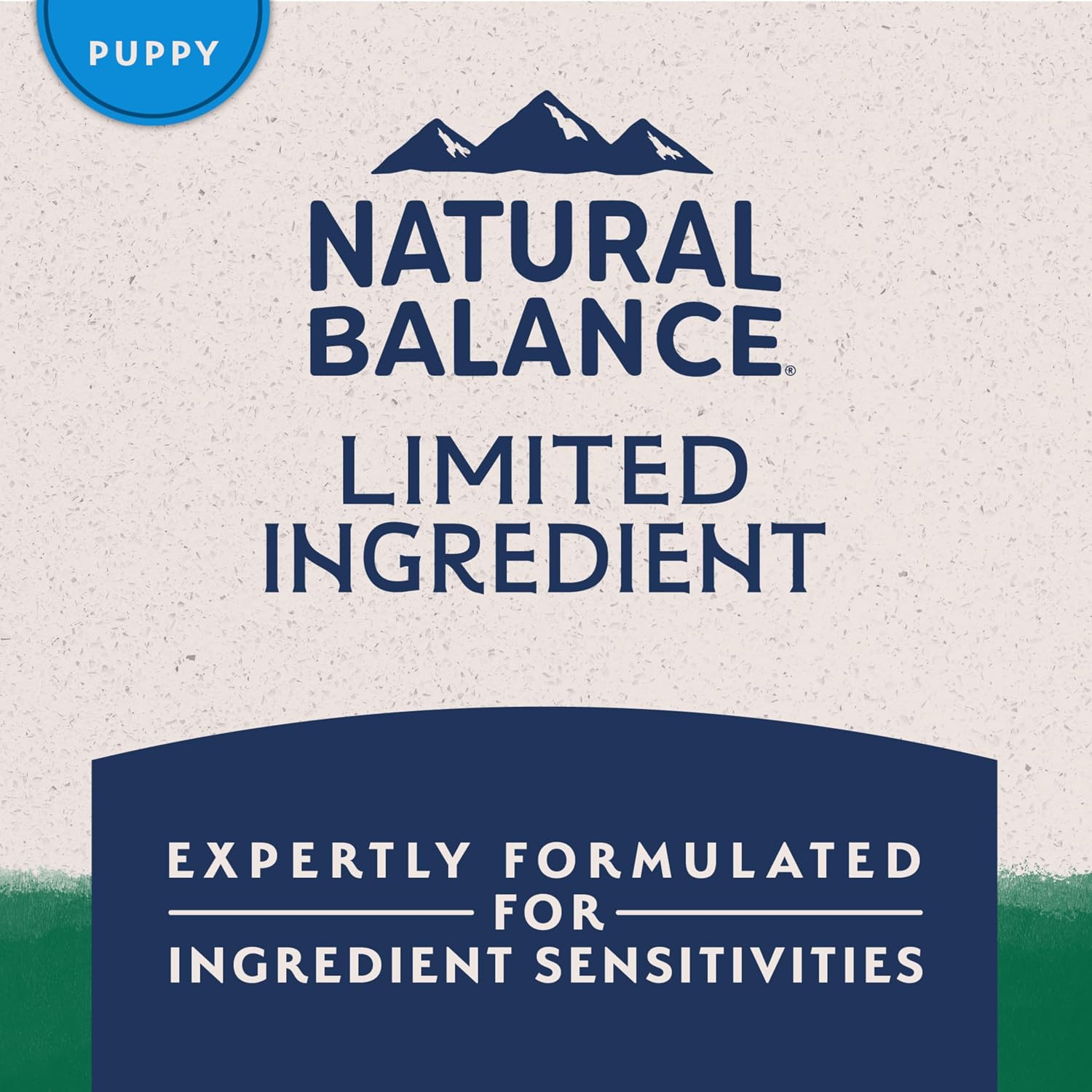Natural Balance premium puppy food with healthy grains 4 pound bag
