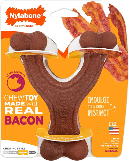 Nylabone Strong Chew Femur Bone Dog Toy Made with Real Bison & Venison, Durable Chew Toys for Aggressive Chewers, Long Lasting Dog Bone, Keeps Dogs Busy, Large Breeds - Up to 50 lbs - Image 13