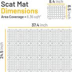 Petfolio cat deterrent mat protecting indoor potted plant