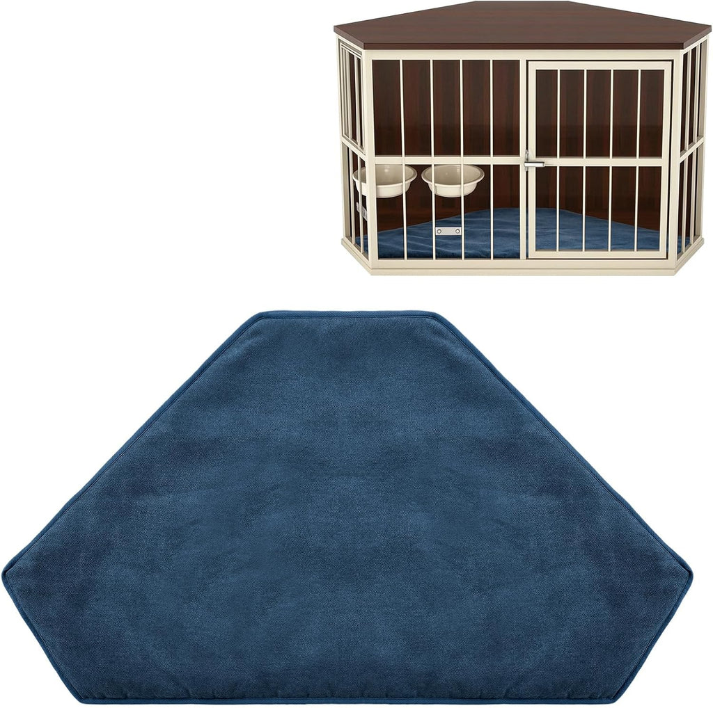 Folded CroBlissful dog kennel pad for travel use