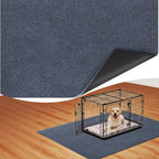 Dog Crate Mat, 24 in X 36 in Dog Playpen Mat Rubber Kennel Mat Extra Large Liner for Under Dogs Crate Cages, Absorbent Urine, Puppy Pee Pad Reusable Washable Floor Protector Waterproof Non-Slip Black - Image 11