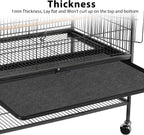 Tababao bird cage liners demonstrated inside a parrot cage tray