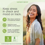 Side profile of Nature's Trove L-Theanine 200mg bottle packaging