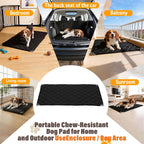 Brobear dog crate pad inside a wire kennel