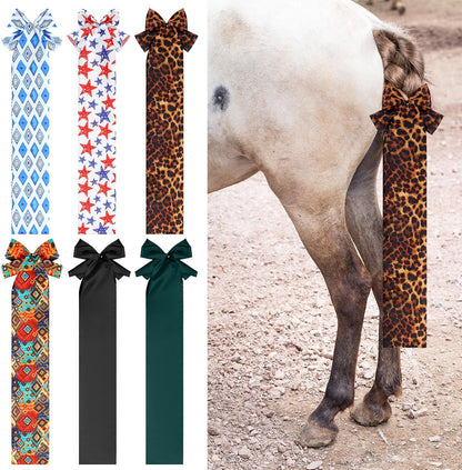 Detailed texture of durable polyester horse tail guard
